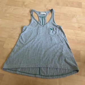 grey abercrombie tank top